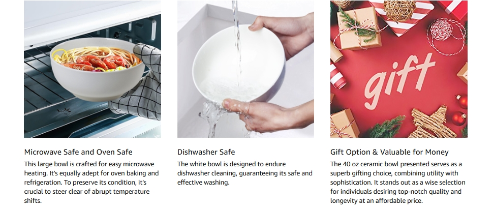 Wholesale custom white ceramic bowl