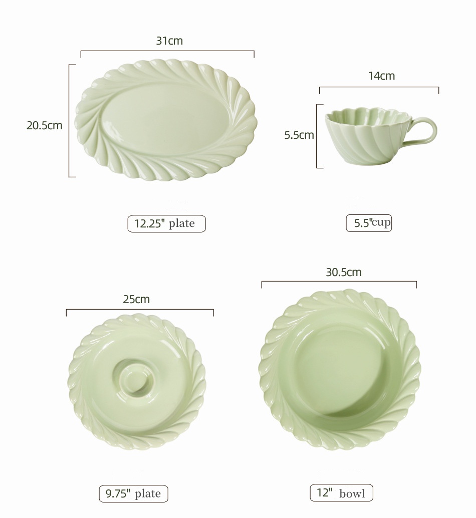 New Ceramic Tableware with Under Glaze Color