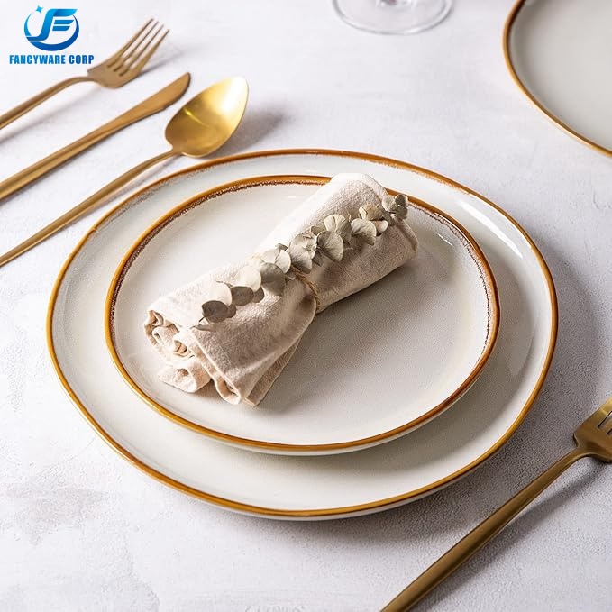 Handmade Ceramic Reactive Glaze Dinnerware Sets: Unique Elegance for Modern Dining