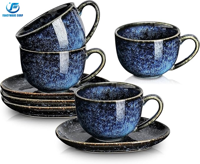 Ceramic Cappuccino Cups with Saucers Wholesale in China – Factory-Direct Supply for Global Buyers