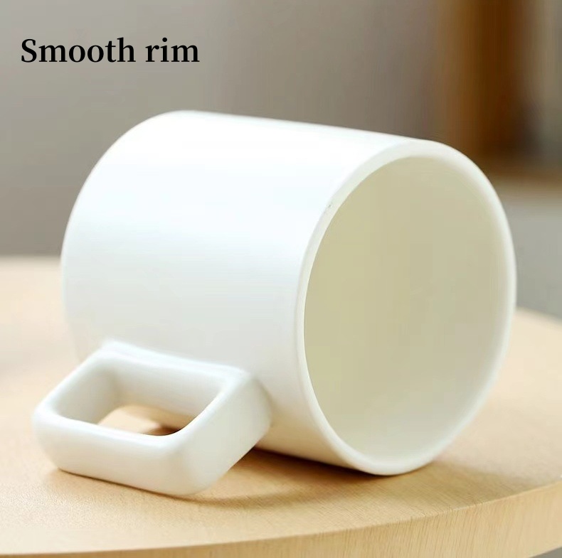 Square handle ceramic mug Square handle ceramic mug