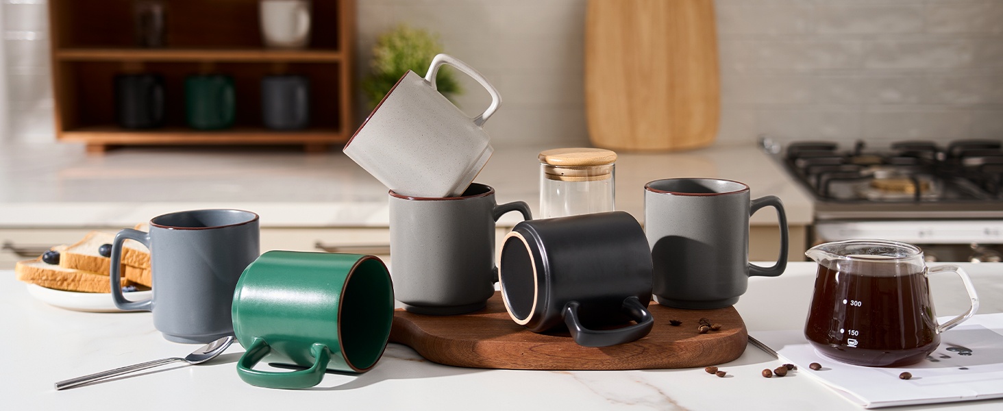 Fancyware Ceramic Coffee Mugs