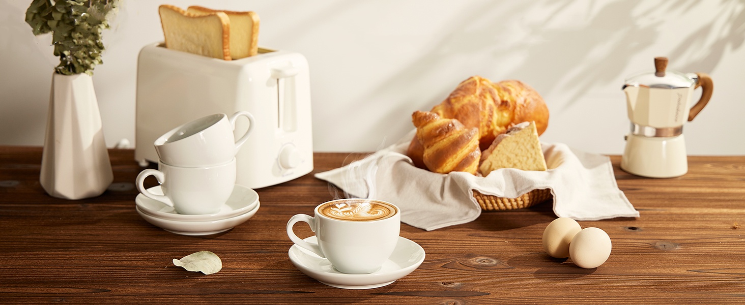 White Cappuccino Coffee Cup White Cappuccino Coffee Cup