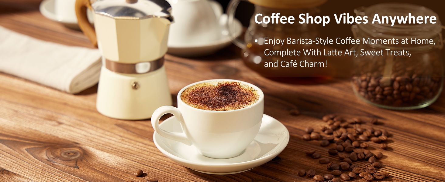 White Cappuccino Coffee Cup White Cappuccino Coffee Cup