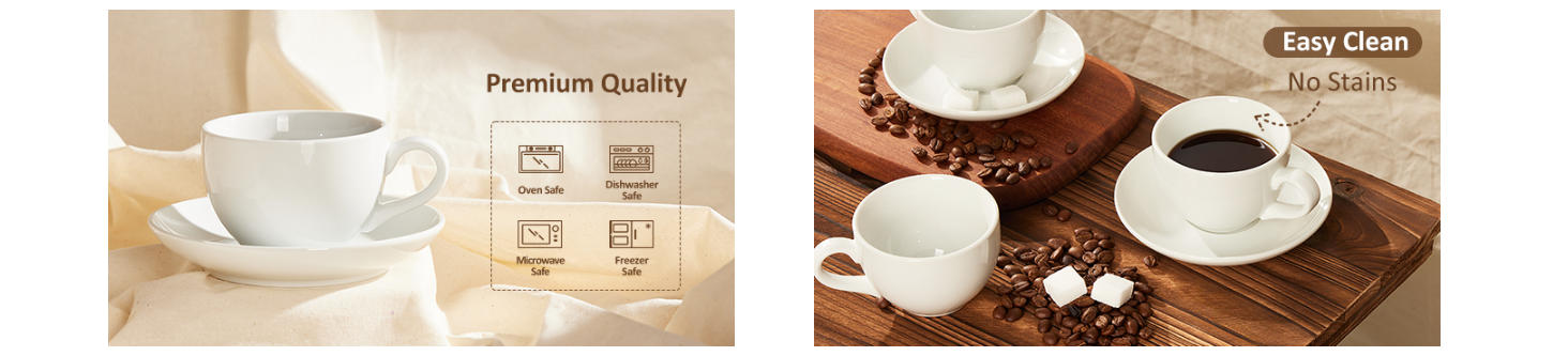 White Cappuccino Coffee Cup White Cappuccino Coffee Cup