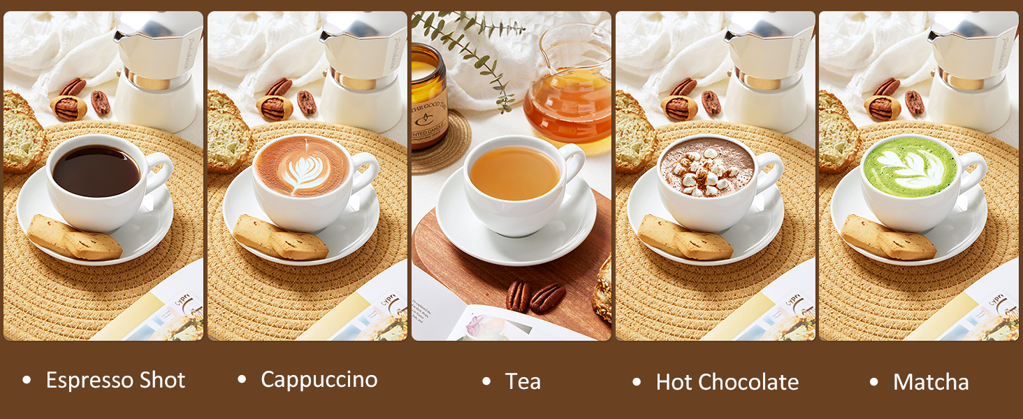 White Cappuccino Coffee Cup White Cappuccino Coffee Cup