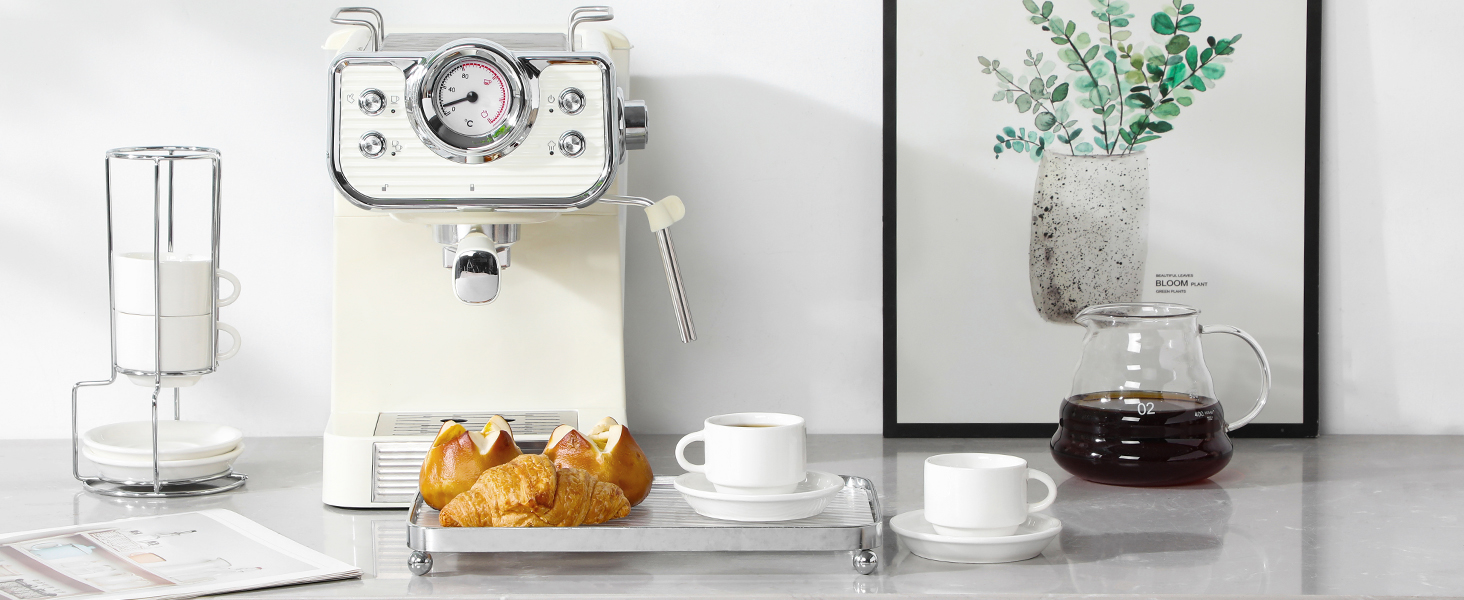 Ceramic Stackable Espresso Cups with Saucers Ceramic Stackable Espresso Cups with Saucers