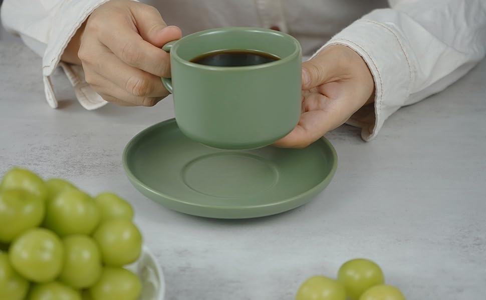 Porcelain Coffee Cups with Saucer Porcelain Coffee Cups with Saucer