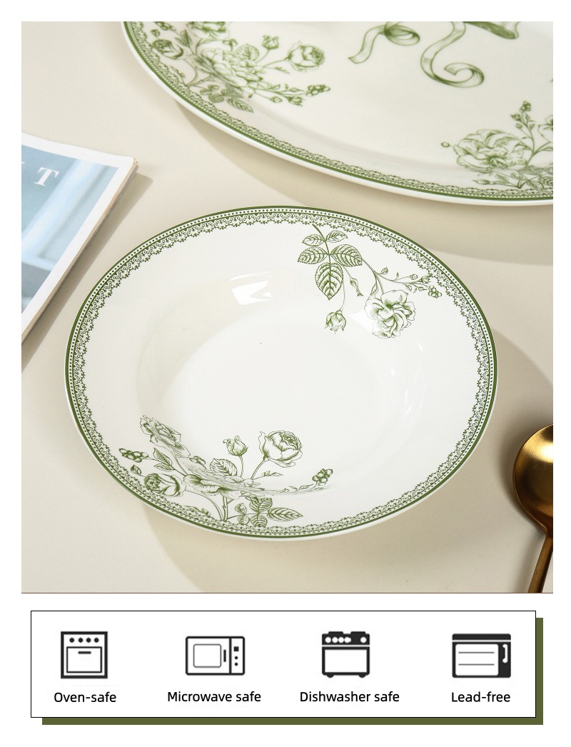 French Ceramic Tableware Set