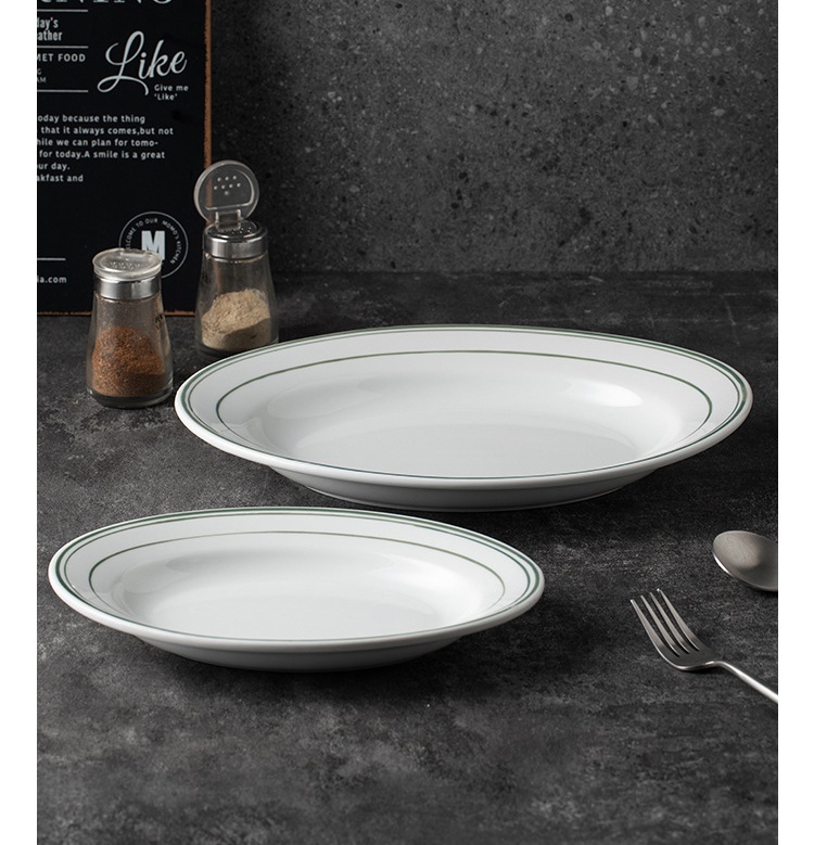 High-temperature resistant ceramic steak plate