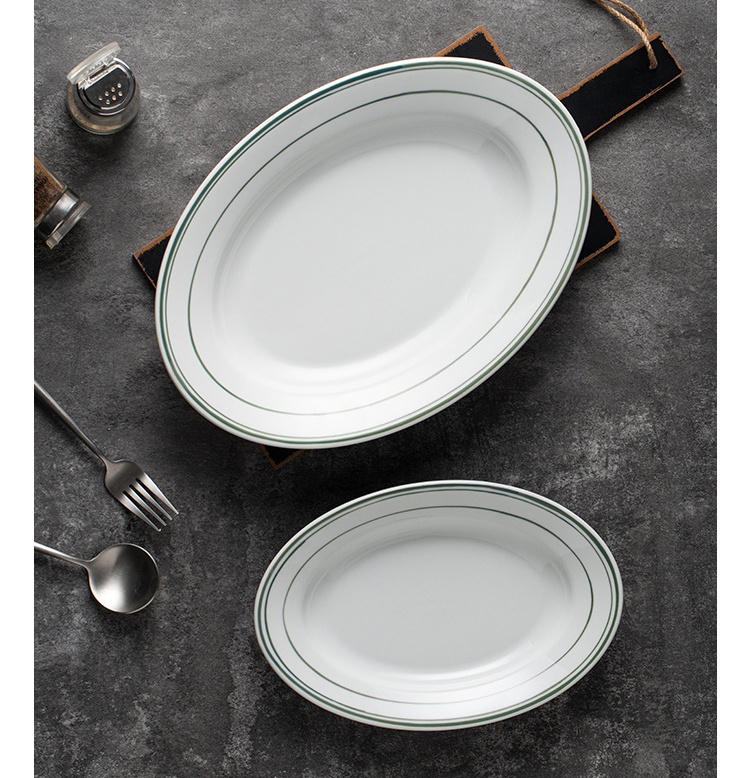 High-temperature resistant ceramic steak plate