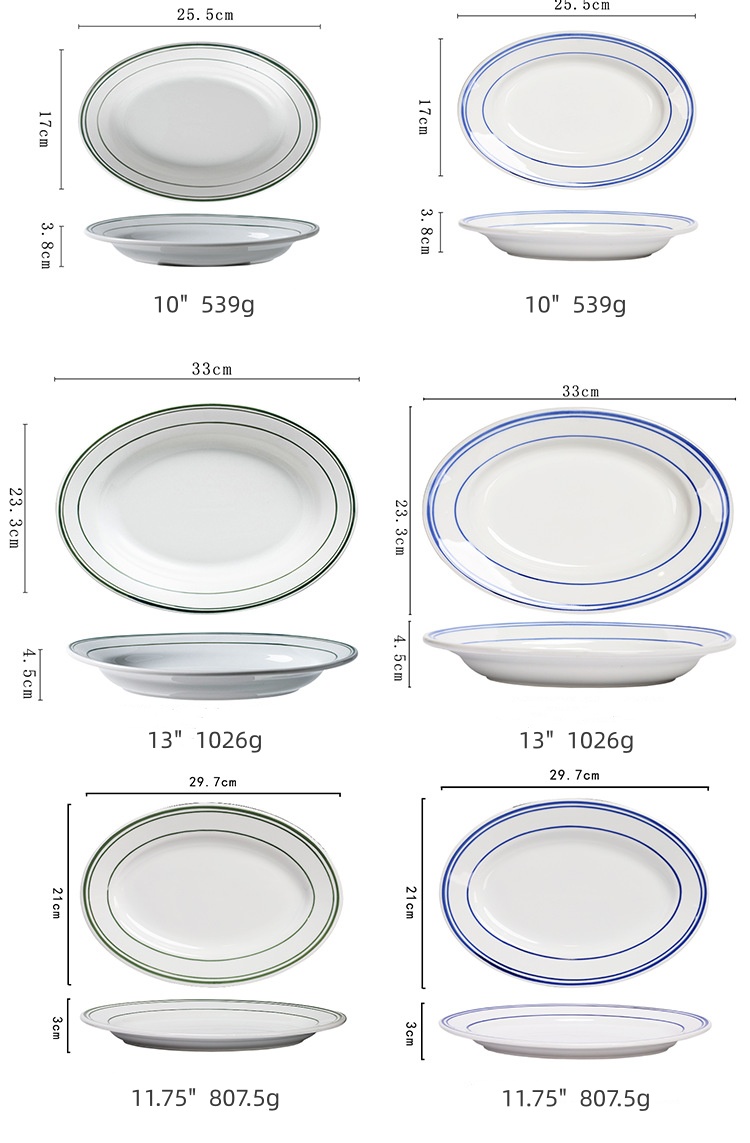 High-temperature resistant ceramic steak plate
