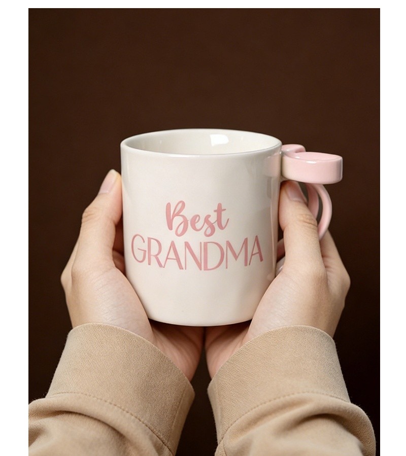 Bow Handle Ceramic Mug