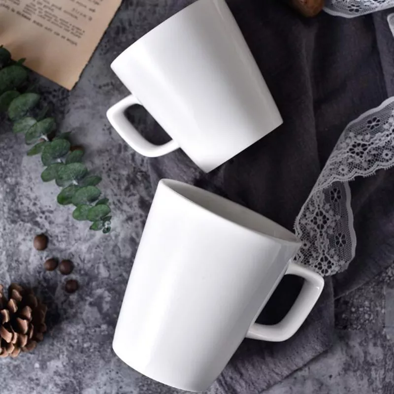 White Ceramic Mug for Branding