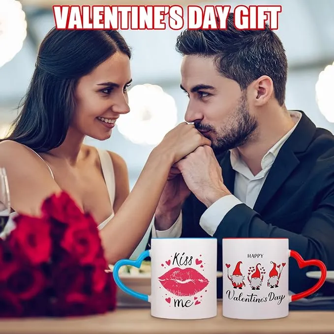 Sublimation Coffee Mugs with Heart Handle