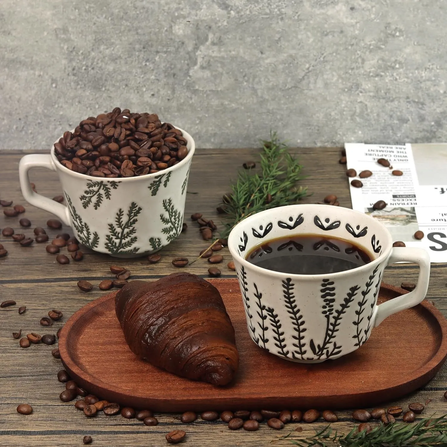 Large Stoneware Coffee Mug
