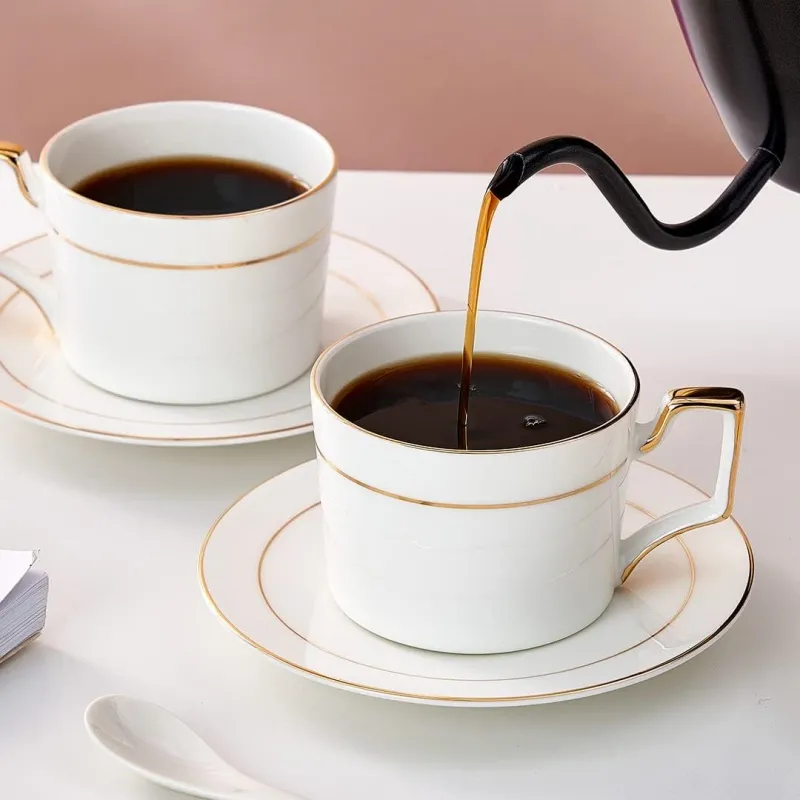 porcelain tea cup and saucer