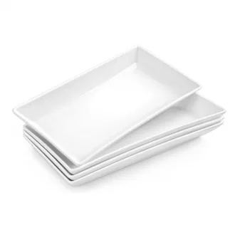 White Ceramic Serving Platters