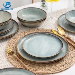 Reactive Glaze Stoneware Plates Wholesale – Unique Tableware from China Manufacturer