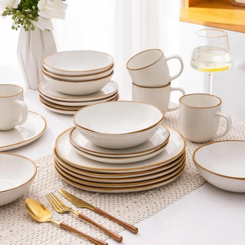 reactive glaze dinnerware