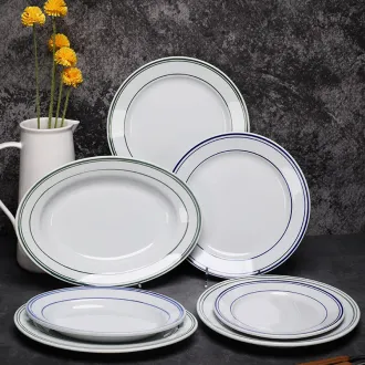 High-temperature resistant ceramic steak plate
