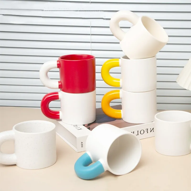 round coffee mug custom logo